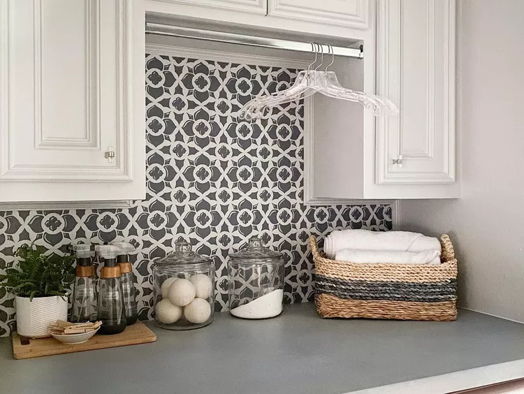 Tiny Laundry Rooms - Create Storage Above Working Areas