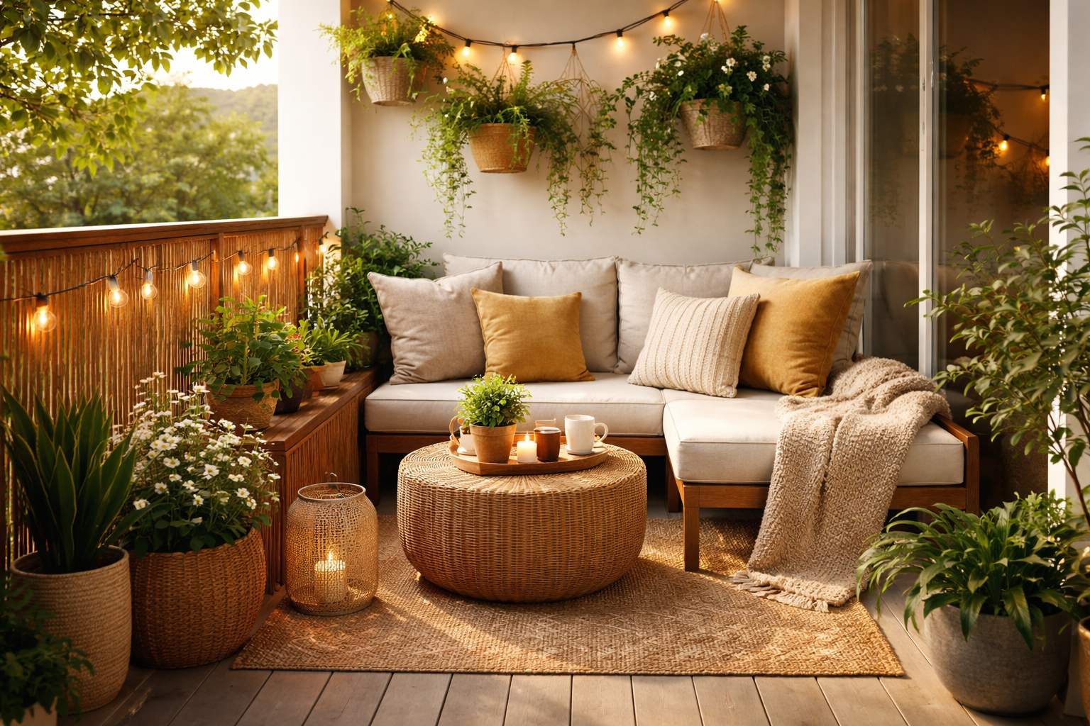 Small Balcony Areas - Create Comfort Without Crowding Space