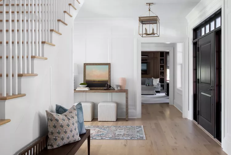 Narrow Entryway Areas: Create Storage Without Blocking Movement